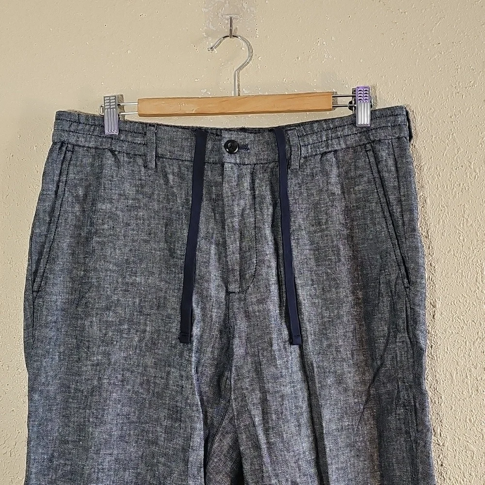 Banana Republic Gray Chinos with Tapered Legs.